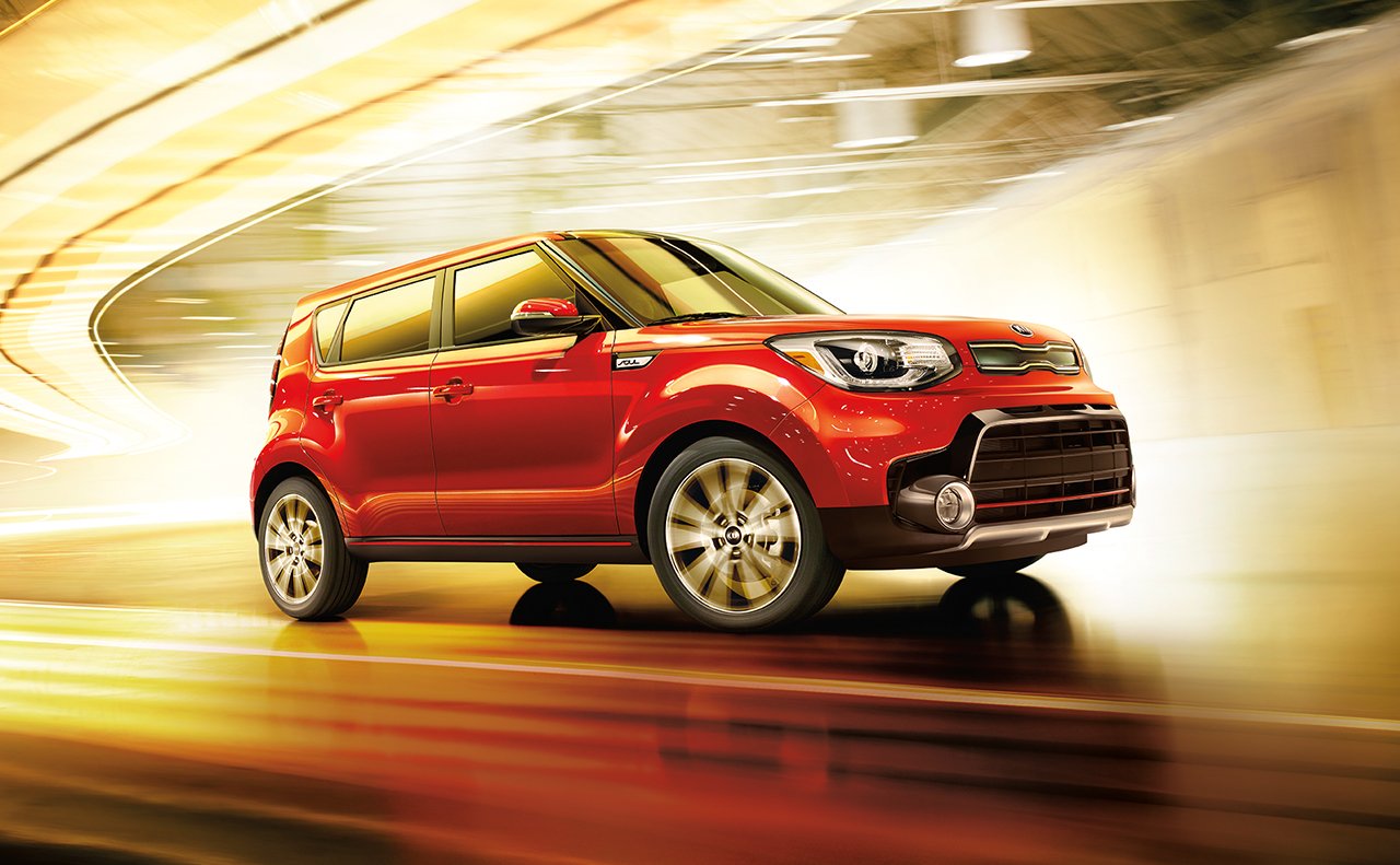 2017 Kia Soul Side Red Exterior